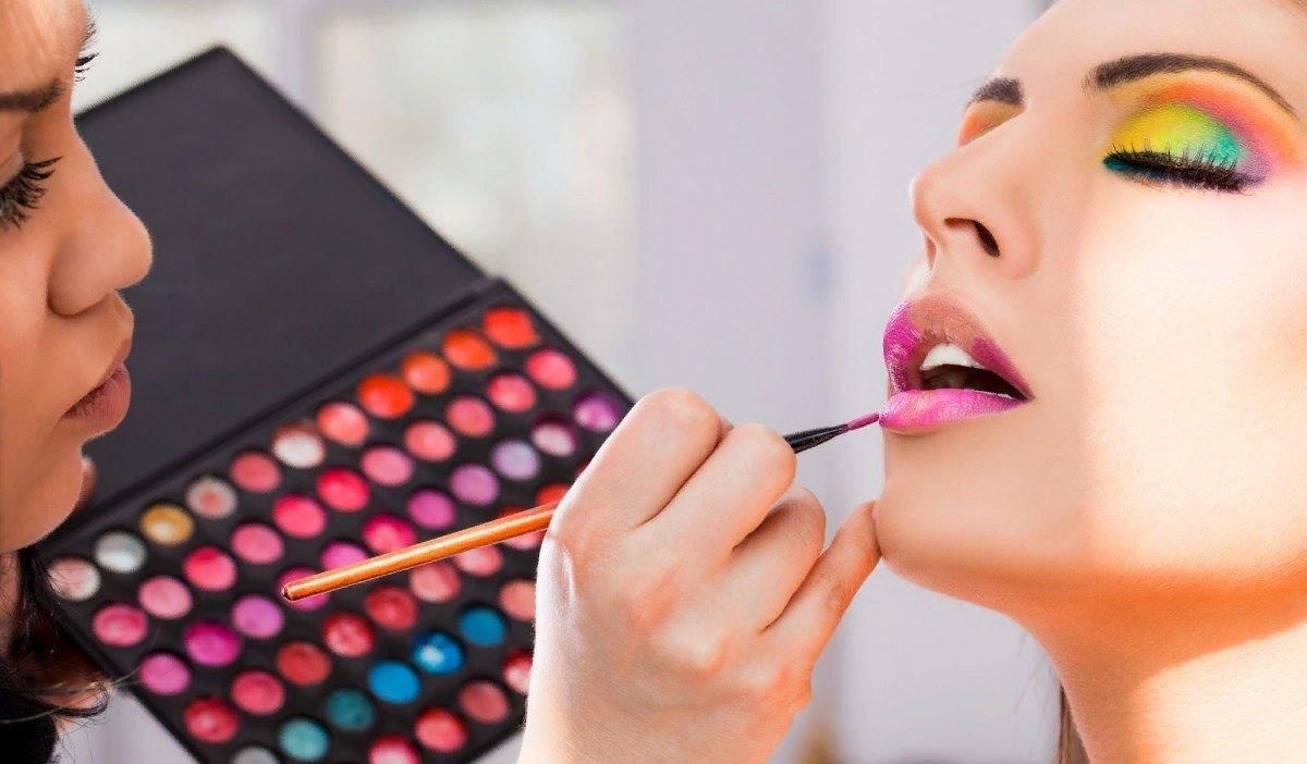 Makeup for fashion show at Zybrux
